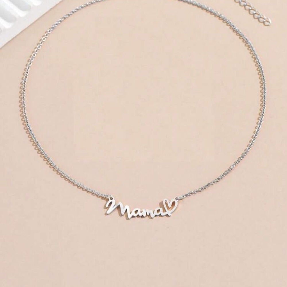 Chic Nation new “Mama” boutique Necklace Elegant Script Design